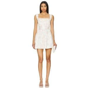 Free People Meet Me‎ In Maui Printed Mini Dress NWT Size Large